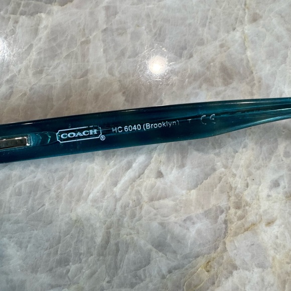 Coach Eyeglasses Frame‎ HC6040 Brooklyn 5116 Tortoise/Teal Women 52[]16 135 - Picture 5 of 5
